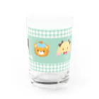 うちゃびっとやさん。の【usabit】けもびっとgreen2 Water Glass :right