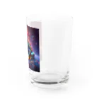 ilovefrogの宇宙の中に浮かぶベルツノガエル Water Glass :right