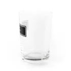 NEW.Retoroの『There is no reply. It's just a corpse.』白ロゴ Water Glass :right