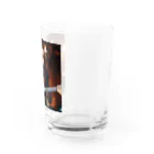 kawaii_catのKawaii Rock Cat Water Glass :right