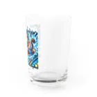 アニマルキャラクターショップのSwimming monkey Water Glass :right