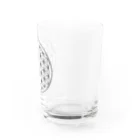 V8FPFMSのフラワーオブライフ（命の花） Water Glass :right