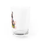 furebuhi　clubのJumping！FRENCH BULLDOG Water Glass :right