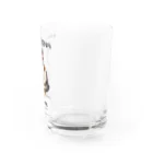 torahiva89のミケ猫ひばり Water Glass :right
