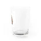 漫画風Tシャツのぶらうんふんど Water Glass :right