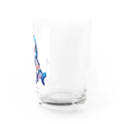 WING_0101の和風サメちゃんグッズ Water Glass :right