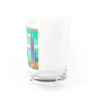 yuhi04のスカイダイビングの冒険猿 Water Glass :right