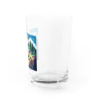 Forêt de Renardsのcamping(ドット) Water Glass :right