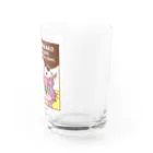 So湖いらの「びわ湖woクリーンniあらいぐま」びわこをせんたくグラス Water Glass :right