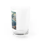 comati12の幻想的な銀龍 Water Glass :right