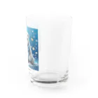 りんりんの可愛いシロクマちゃんショップ　かわいいよ！の白くま Water Glass :right