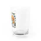 Iyashi_Nowの猫と犬のコラボ Water Glass :right