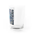 G-EICHISの宝石の様に輝くブルークリスタル Water Glass :right