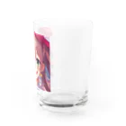 asanonnのリボン付きヘッドバンドな女の子 Water Glass :right