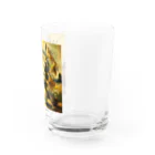 Dexsterのゴッホ風「ユリ」 Lily Van Gogh style01 Water Glass :right