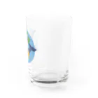 ゆっきーのクジラとおんなのこ Water Glass :right