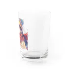 推しの美少女とアイドルのマフラー姿の照れ屋な女の子 Water Glass :right