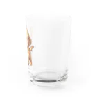 hanappongのハッピープードル Water Glass :right