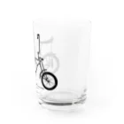 ファンシーTシャツ屋のクールでスタイリッシュなアメリカン自転車 Water Glass :right