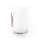 kangekiの逆さまのカバ Water Glass :right