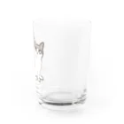 猫屋カエデのハチワレ Water Glass :right