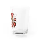 chiBeeeezの可愛らしい苺のデザイン Water Glass :right