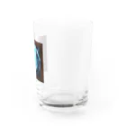 ひよこ豆★堂の月見る魚 Water Glass :right