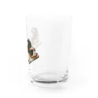 Homeless_chimpanzeeの陽気なホームレスチンパンくん Water Glass :right