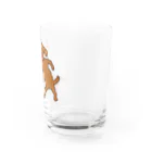 子供の言い訳の犬と犬おさんぽ Water Glass :right