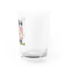 walkiesのハイタッチ！トイプードルシルバー Water Glass :right