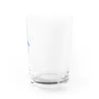 moiのPAPA（ブルー） Water Glass :right