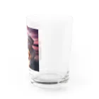 AQUAMETAVERSEのサングラスをかけた、かわいい犬 Marsa 106 Water Glass :right