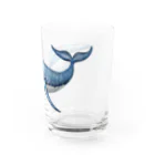 まみおデザインのwhale of a time　素晴らしい時 Water Glass :right