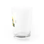 bassblocksのレトロバスロゴ Water Glass :right