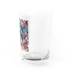 ウェブエンパイアの桜と雀（Cherry blossom & sparrow)  01 Water Glass :right
