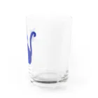 MEGROOVEのシルエットにゃん🐱 Water Glass :right