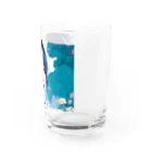 dou-douのblue girl Water Glass :right