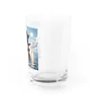 Irregular is beautifulのSanctuary of the Sea: Pathway to Serenity Water Glass :right