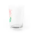 ヒヨドリ派のFake rabbit image Water Glass :right