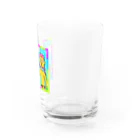 角刈りウルフﾁｬﾝの角刈りウルフちゃん Water Glass :right