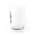 IloveCatのサメのフードを被った愛くるしい子猫 Water Glass :right