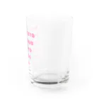 瀬谷なび ショップのもっとローカル(ピンク) Water Glass :right