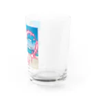 Shironekokuuのイルカくん Water Glass :right