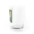 adarahの賢く魅力的ボーダーコリー Water Glass :right