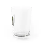 みちのくプロレス　MICHINOKU PRO-WRESTLINGのフジタJrハヤト　イラストグラス Water Glass :right