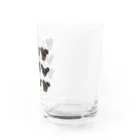 チワワのバレンとヨープーのテアのチワワとヨープー Water Glass :right