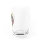 もんぴのアトリエのビールの女神さま Water Glass :right