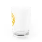 ハムカツのハムカツロゴ Water Glass :right