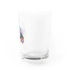 OCEAN_HUNTERのお絵描き途中に居眠りペンちゃん Water Glass :right