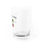 buuchapのボストンテリアHave a nice day. Water Glass :right